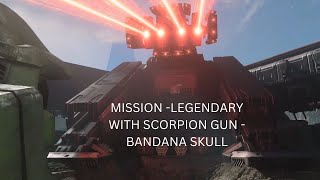 Halo Infinite Excavation site mission on Legendary with Scorpion gun amp bandana skull [upl. by Yeruoc]