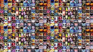 FNAF All Jumpscares in 16 Minutes FNAF 1 2 3 4 SL FFPS UCN HW COD AR SB Ruin 20142023 [upl. by Nikki]