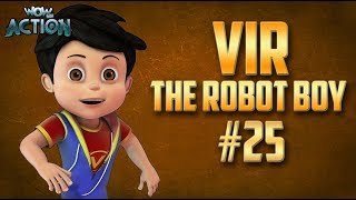 Vir The Robot Boy  Hindi Cartoon Compilation For Kids  Compilation 25  WowKidz Action [upl. by Saval]