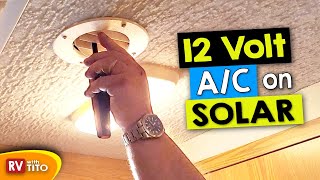 Can a 12 Volt Air Conditioner Cool my entire RV OffGrid  Full DIY Install [upl. by Newby170]