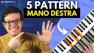 Accompagnamento al Pianoforte 5 Pattern per Mano Destra 🎹 [upl. by Ymeon]