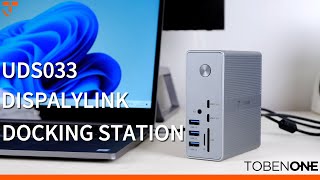 TobenONE UDS033 DisplayLink Docking Station The Ultimate Triple Monitor Setup for 2024 [upl. by Eiramrebma]