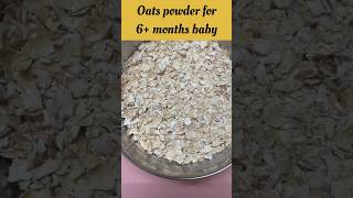 Oats cerelac for 6 months baby  homemade baby food [upl. by Akenot]