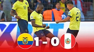 ECUADOR vs PERÚ 10  RESUMEN y GOLES  Eliminatorias Sudamericanas 2026 [upl. by Inanak]