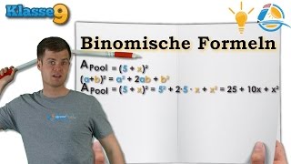 Binomische Formeln verstehen  Klasse 9 ★ Wissen [upl. by Spoor]