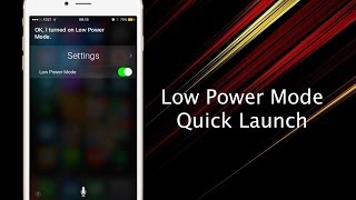 How to quickly enable Low Power mode on your iPhone  iPhone Hacks [upl. by Odlaumor60]