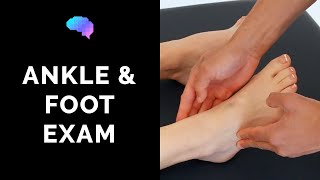 Ankle and Foot Examination  OSCE Guide  UKMLA  CPSA [upl. by Allimac72]