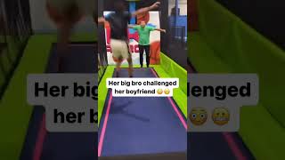 Her Big Brother Challenged Her BF in SlamBall 😳 [upl. by Nnairam]