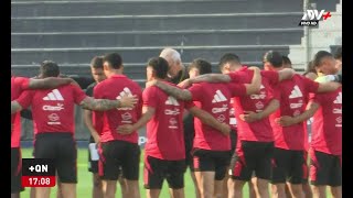 Selección peruana llega a Matute para continuar entrenamiento previo al duelo ante Nicaragua [upl. by Fanchie333]