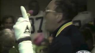 1986 Michigan Ohio State Locker Room Bo Schembechler Speech [upl. by Yuzik698]