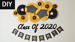 Graduation Party Decorations  Graduation Decorations DIY  Decoration Ideas At Home [upl. by Hassin]