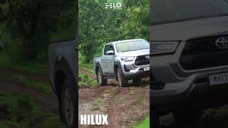 Isuzu Cross vs Toyota Hilux OffRoad Challenge  LearnOffroad shorts offroadskills [upl. by Tollman]