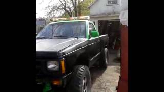 DampR prowler led lightbar install on lifted chev s10 [upl. by Caesar]