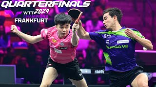 Lin YunJu vs Hugo Calderano  Thrilling match in WTT Champions Frankfurt 2024 [upl. by Rotce]