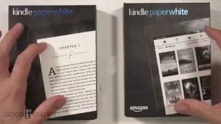 Kindle Paperwhite 3 vs Paperwhite 2  Retail Packaging [upl. by Aribold]