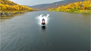 New World Record with snowmobile on water 212 km [upl. by Edward868]