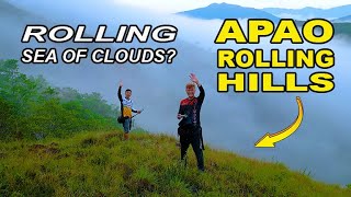 Apao Rolling Hills with Rolling Sea of Clouds Location Tineg Abra [upl. by Fevre]