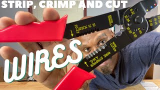 HOW TO STRIP CRIMP AND CUT THOSE WIRES [upl. by Eizzo]