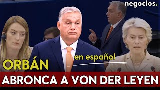 Viktor Orbán se enfurece con Von der Leyen “Se supone que la Comisión es un órgano independiente” [upl. by Eelarbed]