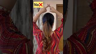 Stop doing like this❌✨ hair hairstyle shorts ytshorts trending subscribe hairtutorial [upl. by Ermentrude]