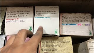 Gluconorm SR 500mg Tablet uses  price  composition  dose  side effects  review  in hindi [upl. by Rozele868]