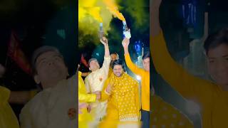 Ishaan bhai ki haldi main humne machaya dhamaal ❤️🤗 wedding haldi brother shortvideo shorts [upl. by Atnomed]