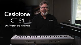 Casiotone CTS1 Switching Octaves and Transposition [upl. by Therine]