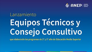 ANEP presentó equipos que trabajan en creación de programas de Educación Media Superior [upl. by Ahser340]