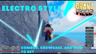 Electro Style Combos Showcase and How to Get Gpo [upl. by Bernarr674]