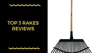 Top 3 Rakes Reviews  Best Rakes [upl. by Ahsinned]