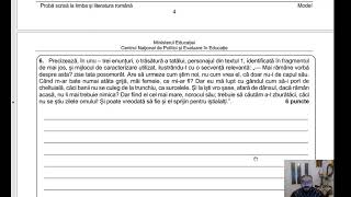 Rezolvare model oficial Evaluare Națională 2025 limba și literatura română [upl. by Stoat]