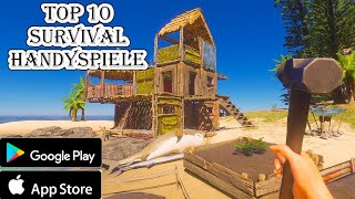 ► Top 10 Survival Handyspiele  Überleben Smartphone Spiele Apps Kostenlos Android  iOS [upl. by Suhail]