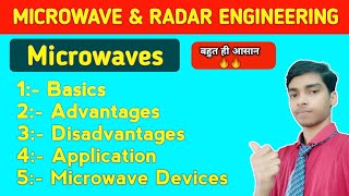 Introduction to Microwaves in hindi  Microwave Devices  Microwave amp Radar Engineering [upl. by Octavian310]