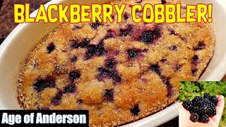 Easiest Blackberry Cobbler [upl. by Nebur]