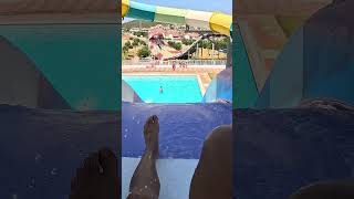 Fast Wide Water Slide at Oasis Aquapark shorts waterpark waterslide [upl. by Llenyl]