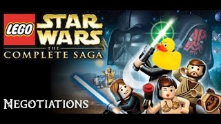 Lego Star Wars The Complete Saga  Ep 1 Negotiations [upl. by Nauwtna]