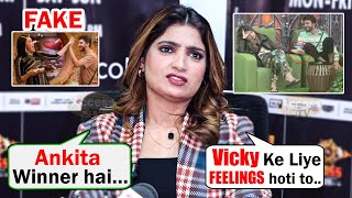 Sana Raees Eviction Interview  Ankita Will Win Bigg BossFEELING With Vicky JainMunawar Is FAKE [upl. by Merras]