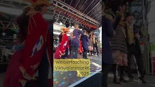 shorts weiberfasching auf dem viktualienmarkt münchen Auftakt 16022023 fasching karneval [upl. by Utir]