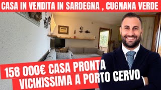 Casa in vendita in Sardegna Cugnana verde 158000 € pronta Vicinissima a Porto Cervo [upl. by Ardnauqal]