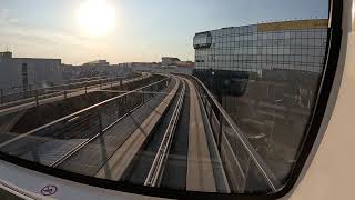 SkyLine train Frankfurt Airport Germany [upl. by Annhoj]