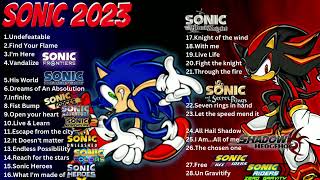 Top Sonic Songs 2023  2 hours of AWESOME Sonic Music  Sonic ost [upl. by Inoliel]