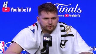 Luka Doncic previews Game 1 FULL Interview  2024 NBA Finals Media Day [upl. by Fernald]