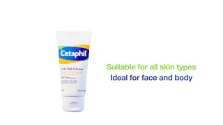 Cetaphil® UVAUVB Defense SPF 50  Cetaphil Singapore [upl. by Augy]