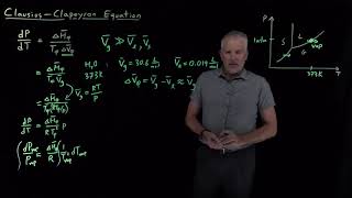 Derivation of Clapeyron and ClausiusClapeyron Equations [upl. by Knipe]