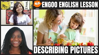 Learn English with Engoo  Describing picture lesson [upl. by Evvy]