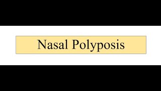 Nasal Polyps Nasal Polyposis [upl. by Corbet565]