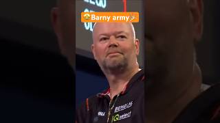 🚨the crowd is going MAD🚨bigfish Barny 🤩 Darts Dart Raymond van Barneveld WM [upl. by Sirehc919]