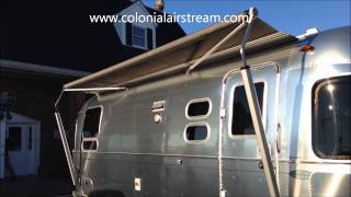 How to work the Airstream Zip Dee Relax 12V Automatic Power Awning with Remote Control [upl. by Odyssey]