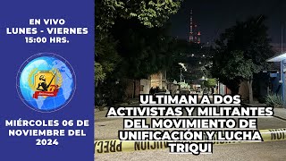 Noticiero PM miércoles 6 de noviembre del 2024 [upl. by Ahmad102]