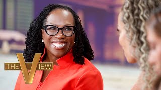 Justice Ketanji Brown Jackson Talks Making History On The Supreme Court In New Memoir  The View [upl. by Erret548]